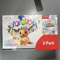 Pokemon TCG Prismatic Evolutions Costco Bundle ETB + Booster Bundle New & Sealed - Image 1