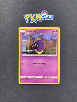 Pokemon TCG Cosmog Black Star Promo SM42 Holo MP. - Image 1