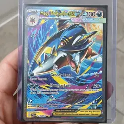 Pokemon Mega Sharpedo ex 127/094 Phantasmal Flames Special Rare Holo - Image 1
