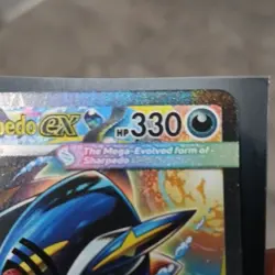 Pokemon Mega Sharpedo ex 127/094 Phantasmal Flames Special Rare Holo - Image 3