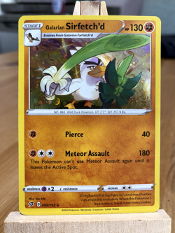 Galarian Sirfetch'd 095/192 | Cosmos Holo Promo | Pokemon TCG | Rebel Clash | NM - Image 1