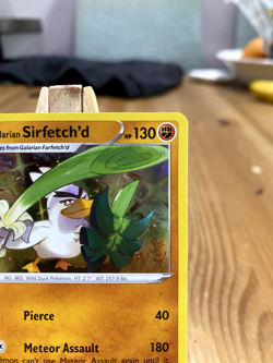Galarian Sirfetch'd 095/192 | Cosmos Holo Promo | Pokemon TCG | Rebel Clash | NM - Image 3