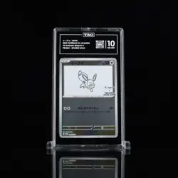 TAG 10 - GEM MINT JAPANESE POKEMON 2023 EEVEE 062/SV-P PROMO YU NAGABA - Image 1