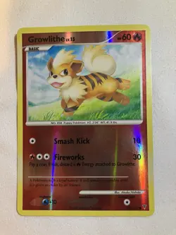 Pokemon TCG Growlithe Reverse Holo 108/147 Supreme Victors NM Condition - Image 1