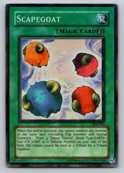 Yugioh Scapegoat SDJ-041 Super Rare LP - Image 1