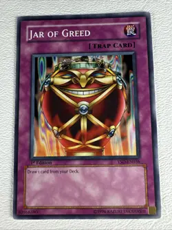 Jar of Greed YSD-EN036 1st Edition LP Starter Deck 2006 YuGiOh - Image 1