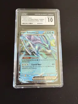 Pokemon Suicune EX 010/034 Classic Blastoise Deck CGC Gem Mint 10 Holo Card - Image 1