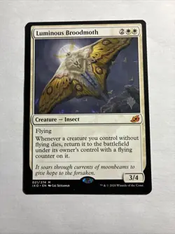 Luminous Broodmoth - Promo Pack: Ikoria MTG Plus Bonus Card!!! - Image 1