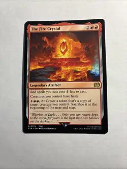 The Fire Crystal - FINAL FANTASY MTG Plus Bonus Card!!! - Image 1