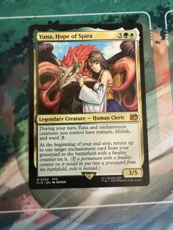 Yuna, Hope Of Spira Regular - Final Fantasy MTG Mythic Card - Image 1