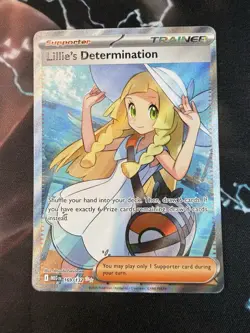 Lillie's Determination 169/132 ME01: Mega Evolution - Pokemon Card - NM - Image 1