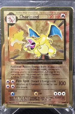 Pokemon CHARIZARD 4/102 - Celebrations UPC 25th Anniversary GOLD Metal Card - Image 1