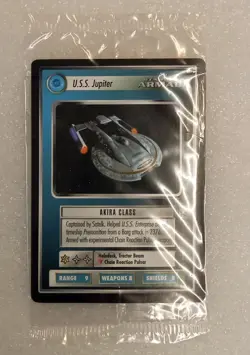 Star Trek CCG - "U.S.S. Jupiter" - Armada - Rare Sealed Promo Card - Image 2