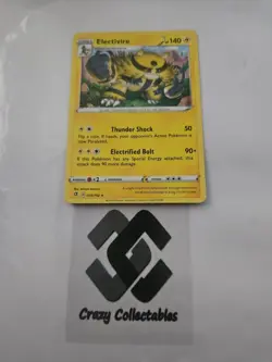 Pokemon Card Electivire 059/192 Rebel Clash Non Holo Rare Mint Condition - Image 1