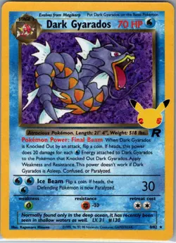 Dark Gyarados 8/82 Celebrations: Classic Collection - Pokemon Card - NM - Image 1