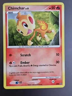 Chimchar - DP02 - Pokemon Diamond & Pearl Promo Holo Card NM - Image 1