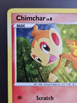 Chimchar - DP02 - Pokemon Diamond & Pearl Promo Holo Card NM - Image 2