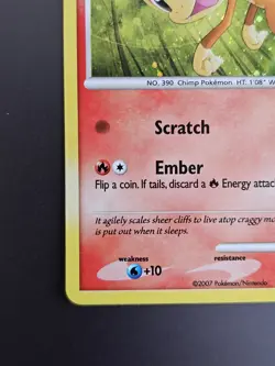 Chimchar - DP02 - Pokemon Diamond & Pearl Promo Holo Card NM - Image 4