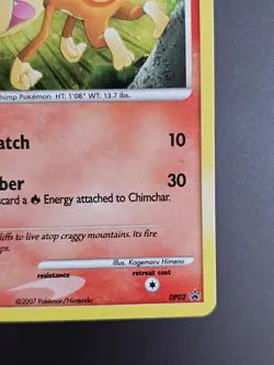 Chimchar - DP02 - Pokemon Diamond & Pearl Promo Holo Card NM - Image 5
