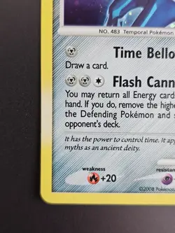 Pokemon TCG Dialga LV.68 Holo Rare Black Star Promo Card Diamond & Pearl DP26 NM - Image 4