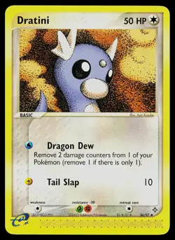 Pokemon Card - Dratini Dragon 26/97 Uncommon - Image 1