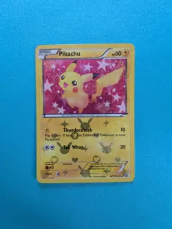 Pokemon Pikachu RC7/RC25 Legendary Treasures Radiant Collection Holo Card (LP) - Image 1