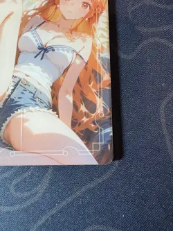 Goddess Nami Jeans Maiden Preimium Thick Card Waifu Doujin One Piece Full Art - Image 4