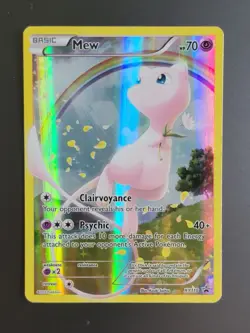 Mew XY110 - Black Star Promo Full Art Holo XY Mythical Collection Card HP/MP - Image 1