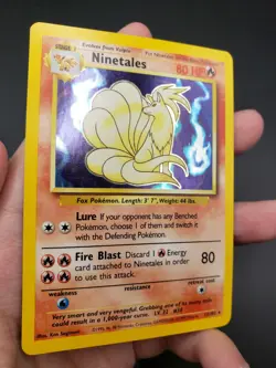 Ninetales 12/102 Holographic *Rare*- Pokemon Trading Card Game- LP - Image 3
