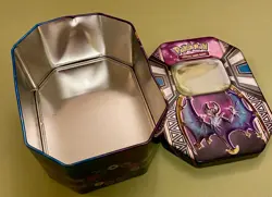 Pokemon TCG Metal Storage Tin V Design Empty - Lunala Solgaleo Card Box - Image 5
