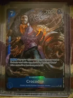 Crocodile Alt Art OP09 - One Piece Card Game - Emperors Of The New World - Image 1