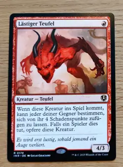 MTG Magic: Lastiger Teufel / Vexing Devil, DEUTSCH, Nearmint - Image 1