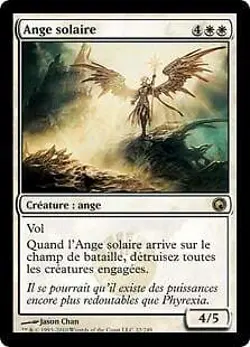 Magic MTG - Ange solaire - Cicatrices de Mirrodin - PLAYED - FR - FOIL - Image 1