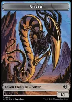 RUSH ENGLISH 4x Sliver Token (C 1/1) Copy Token MTG magic CMM - Image 1