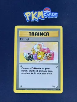 Pokemon TCG Mr. Fuji Fossil 58/62 Regular LP. - Image 1