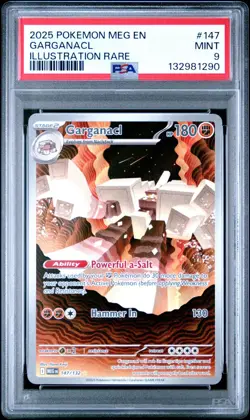 2025 Pokemon MEG EN-Mega Evolutions #147 GARGANACL IR PSA 9 - 132981290 - Image 1