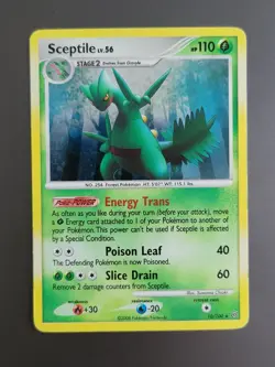 Pokemon - Sceptile 10/100 HOLO Rare - Diamond & Pearl Stormfront MP/dent - Image 1