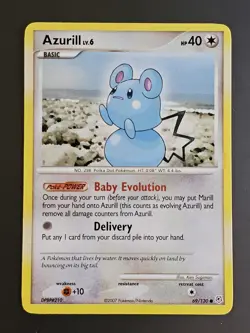 Azurill 69/130 Diamond and Pearl Non-Holo Pokemon TCG NM - Image 1