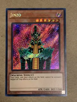 Yuigoh! Jinzo PSV-EN000 Secret Rare Unlimited NM - Image 1