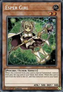 Esper Girl - Secret Rare 1st Edition RA04-EN006 - NM - YuGiOh - Image 1