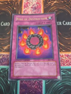 Yugioh Ring of Destruction IOC-SE3 Ultra Rare Limited Near Mint - Image 1