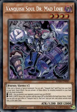 Vanquish Soul Dr. Mad Love - Secret Rare 1st Edition RA04-EN045 - NM - YuGiOh - Image 1