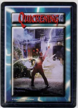1st Edition Highlander TCG CCG Quickening Card Ramirez (3 or 5 Card Exertion) - Image 1