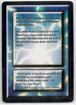 1st Edition Highlander TCG CCG Quickening Card Ramirez (3 or 5 Card Exertion) - Image 2