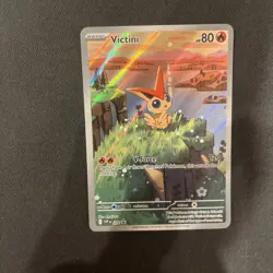 Pokemon TCG Victini SVP 208 Black Star Promo Card (Standard Size) NM - Image 1