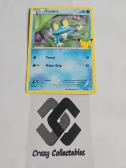 Pokemon Card Froakie 22/25 Non Holo Mcdonalds 25th Anniversary Nr Mint - Image 1