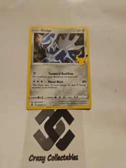 Pokemon Card Dialga 020/025 25th Anniversary Celebrations Holo Nr Mint Condition - Image 1