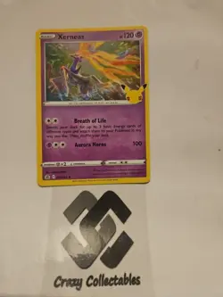 Pokemon Card Xerneas 012/025 25th Anniversary Celebrations Holo Nr Mint - Image 1
