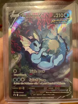 Pokemon TCG Vaporeon Black Star Promo SWSH181 Holo Card in NM Condition - Image 3