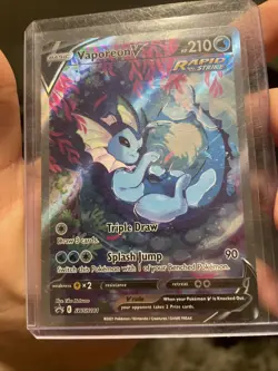 Pokemon TCG Vaporeon Black Star Promo SWSH181 Holo Card in NM Condition - Image 5